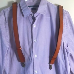 Men’s Leather Suspenders ONE SIZE